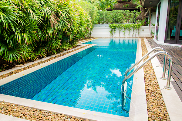 Beautiful luxury swimming pool