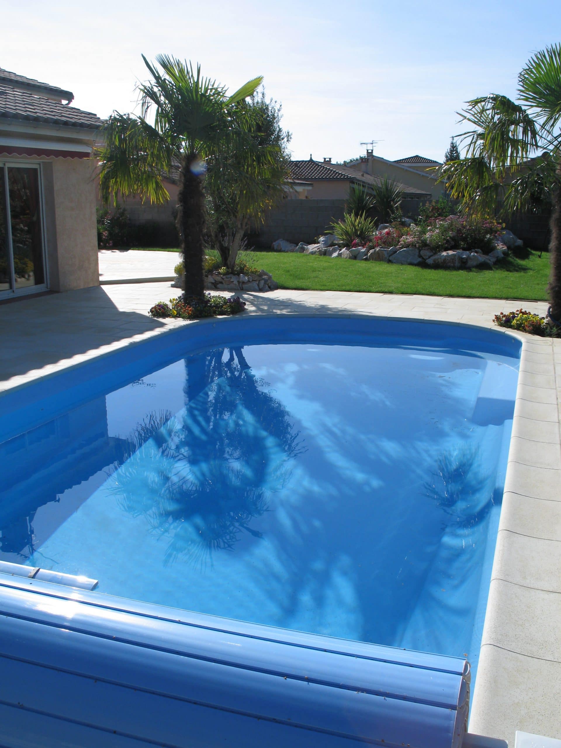 MonDePra Schwimmbad Deluxepool Rolladen